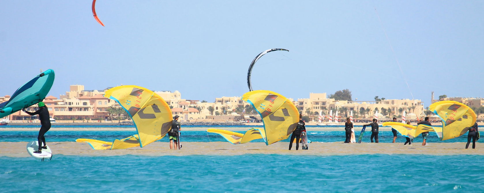 Kitesurfen lernen Kitecamp Abu Soma