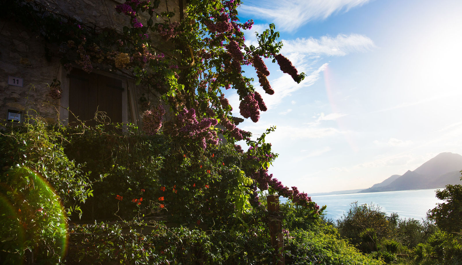 Aussicht Landschaft Gardasee